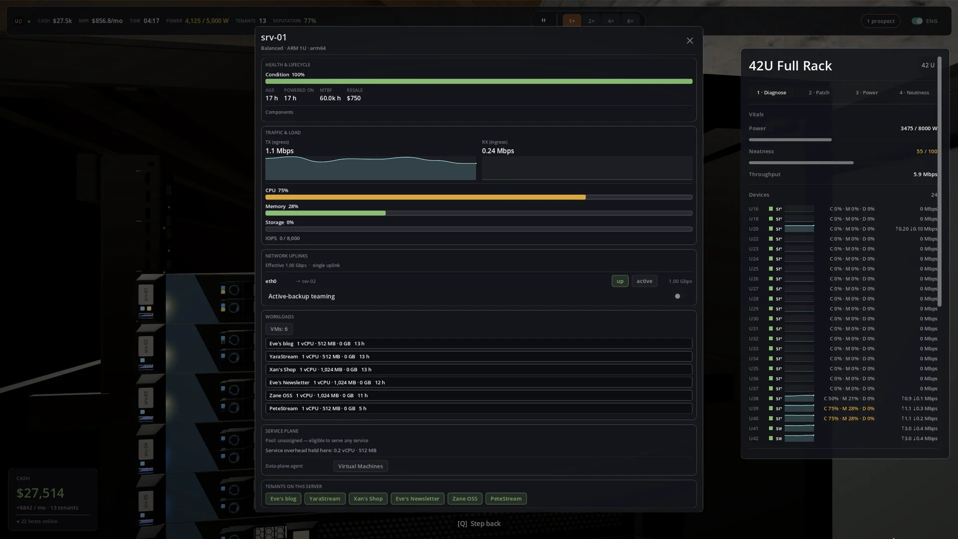 Uptime: A Cloud Provider Sim screenshot 6