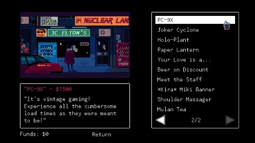 VA-11 Hall-A: Cyberpunk Bartender Action screenshot 8