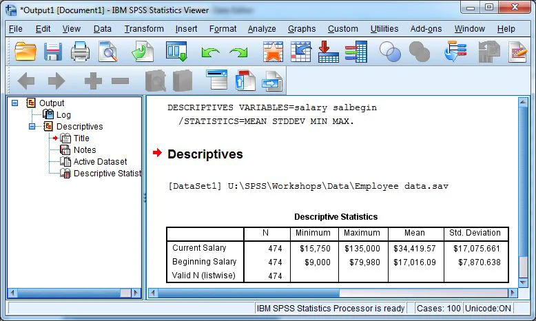 IBM SPSS Statistics