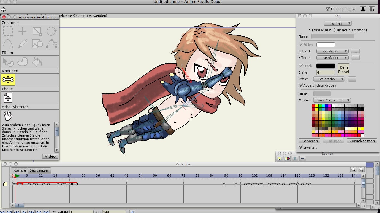 using anime studio 9