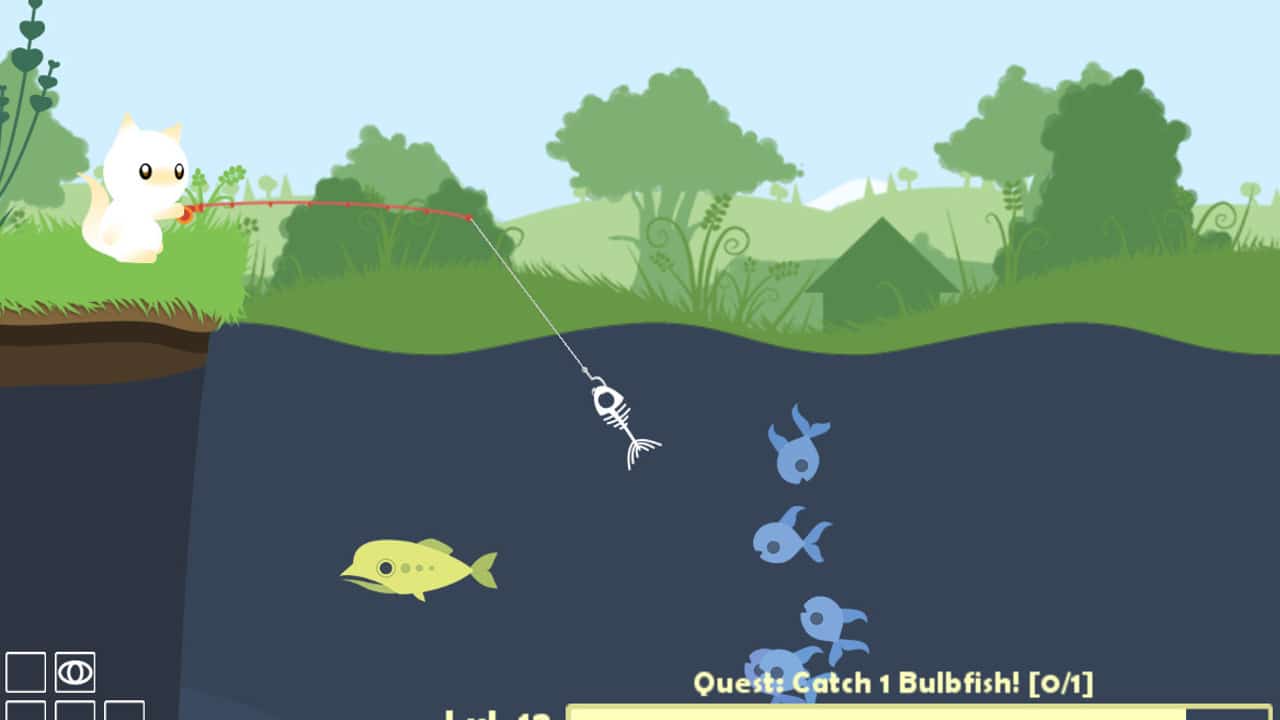 cat goes fishing free game