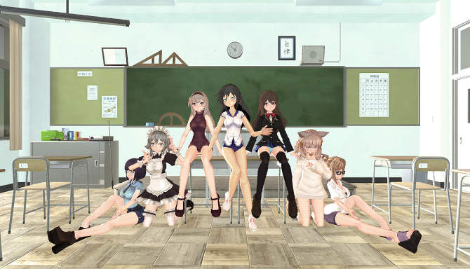 Beautiful Girl Fight School free download